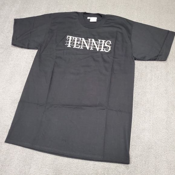 NOS Vintage Discoveries by Natalie Tennis Shirt XL Rhinestone Embroidered 90s - Picture 8 of 11